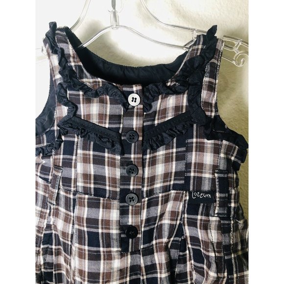 Jottum NWT  18 M Koroza Shift w Bolo Retail $232 Detailed Fall Plaids Holiday - Picture 2 of 12